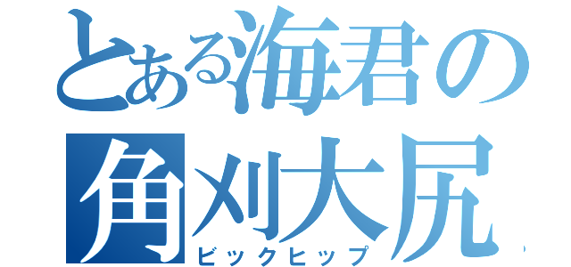 とある海君の角刈大尻（ビックヒップ）