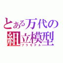 とある万代の組立模型（プラモデル）