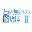 とある無能の愉快犯Ⅱ（バカ野郎！？）