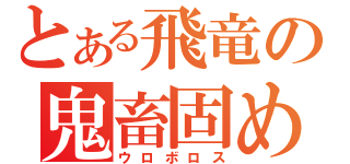 とある飛竜の鬼畜固め（ウロボロス）