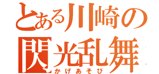 とある川崎の閃光乱舞（かげあそび）