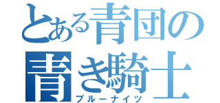 とある青団の青き騎士団（ブルーナイツ）