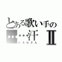 とある歌い手の……汗Ⅱ（とるねさん）