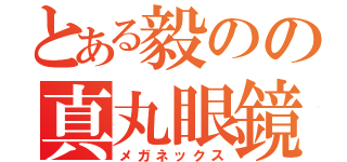 とある毅のの真丸眼鏡（メガネックス）