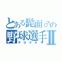 とある髭面♂の野球選手Ⅱ（平日夕方）