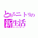 とあるニトリの新生活（コーディネート）