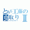 とある工藤の虫取りⅡ（いかんのか？）