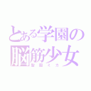 とある学園の脳筋少女（聖園ミカ）