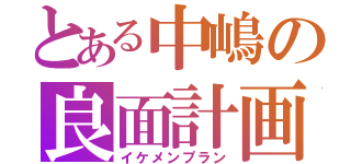 とある中嶋の良面計画（イケメンプラン）