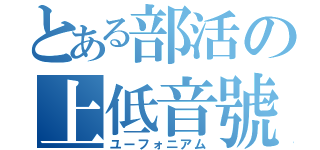 とある部活の上低音號（ユーフォニアム）