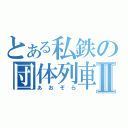 とある私鉄の団体列車Ⅱ（あおぞら）