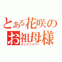 とある花咲のお祖母様（キュアフラワー）