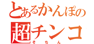 とあるかんぽの超チンコ砲（そちん）