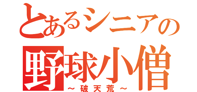 とあるシニアの野球小僧（～破天荒～）