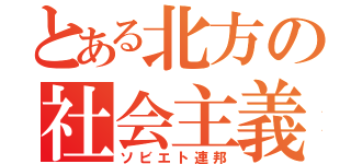 とある北方の社会主義国（ソビエト連邦）