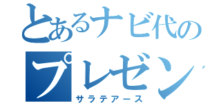 とあるナビ代のプレゼント（サラテアース）