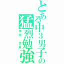 とある中３男子の猛烈勉強（高校 受験）