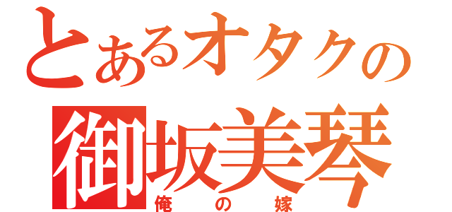 とあるオタクの御坂美琴（俺の嫁）