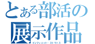 とある部活の展示作品（インフィニット・ストラトス）