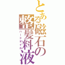 とある磁石の整髪料液（ハードオイル）