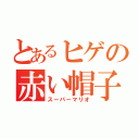 とあるヒゲの赤い帽子（スーパーマリオ）