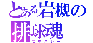 とある岩槻の排球魂（岩中バレー）