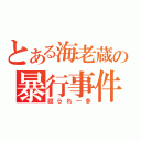 とある海老蔵の暴行事件（殴られ―多）