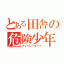 とある田舎の危険少年（クレイジーボーイ）