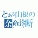 とある山根の余命診断（イス）