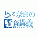 とある奈良の騒音講義（騒音おばさん）