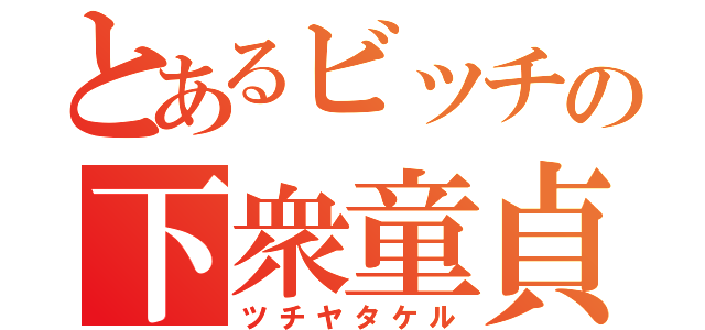 とあるビッチの下衆童貞（ツチヤタケル）