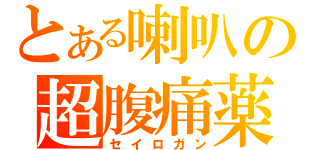 とある喇叭の超腹痛薬（セイロガン）