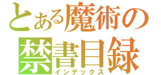 とある魔術の禁書目録（インデックス）