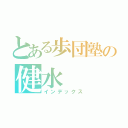 とある歩団塾の健水（インデックス）