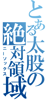 とある太股の絶対領域（ニーソックス）