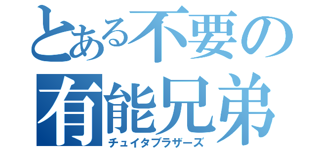 とある不要の有能兄弟（チュイタブラザーズ）