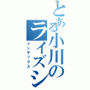 とある小川のライズショット（インデックス）