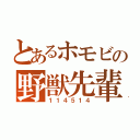 とあるホモビの野獣先輩（１１４５１４）