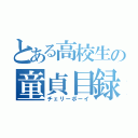 とある高校生の童貞目録（チェリーボーイ）