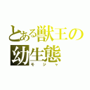 とある獣王の幼生態（モジャ）