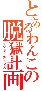 とあるわんこの脱獄計画（ラッキーチャンス）