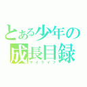 とある少年の成長目録（マイライフ）