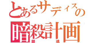 とあるサディストの暗殺計画（銀魂）