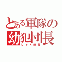 とある軍隊の幼犯団長（しゅん姉貴）