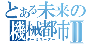 とある未来の機械都市Ⅱ（ターミネーター）