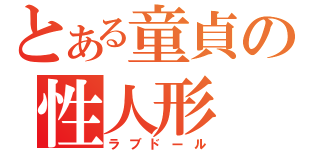 とある童貞の性人形（ラブドール）