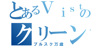 とあるＶｉｓｔａのクリーンアップ（ブルスク万歳）