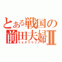 とある戦国の前田夫婦Ⅱ（マエダフウフ）