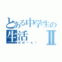 とある中学生の生活Ⅱ（ばばーん！）