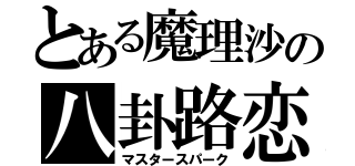 とある魔理沙の八卦路恋府（マスタースパーク）